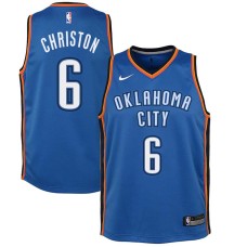 Oklahoma City Thunder #6 Semaj Christon Jersey -Blue