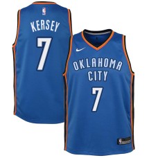 Oklahoma City Thunder #7 Jerome Kersey Jersey -Blue