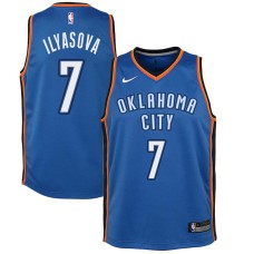 Oklahoma City Thunder #7 Ersan Ilyasova Jersey -Blue