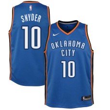 Oklahoma City Thunder #10 Dick Snyder Jersey -Blue