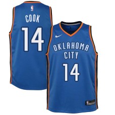 Oklahoma City Thunder #14 Daequan Cook Jersey -Blue