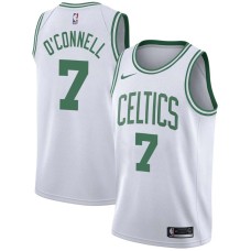 Boston Celtics #7 Dermie O'Connell Jersey -White