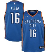 Oklahoma City Thunder #16 Francisco Elson Jersey -Blue