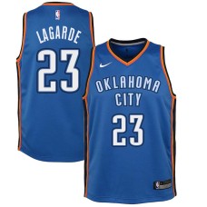 Oklahoma City Thunder #23 Tom LaGarde Jersey -Blue