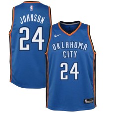 Oklahoma City Thunder #24 Dennis Johnson Jersey -Blue