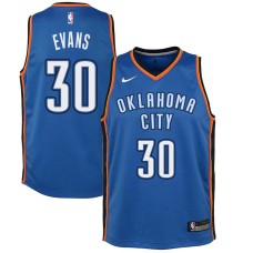 Oklahoma City Thunder #30 Reggie Evans Jersey -Blue