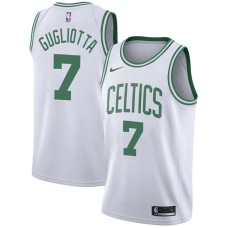 Boston Celtics #7 Tom Gugliotta Jersey -White