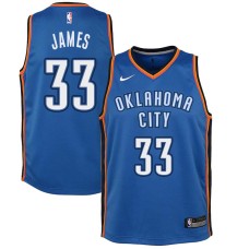 Oklahoma City Thunder #33 Jerome James Jersey -Blue