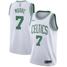 Boston Celtics #7 Mikki Moore Jersey -White