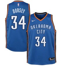 Oklahoma City Thunder #34 Jacky Dorsey Jersey -Blue