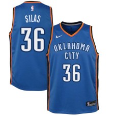 Oklahoma City Thunder #36 Paul Silas Jersey -Blue