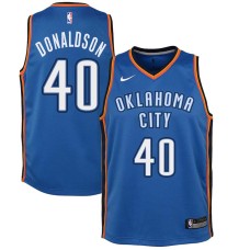 Oklahoma City Thunder #40 James Donaldson Jersey -Blue