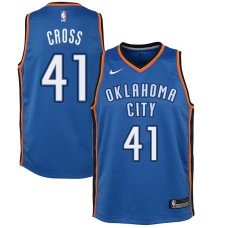 Oklahoma City Thunder #41 Pete Cross Jersey -Blue