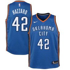 Oklahoma City Thunder #42 Walt Hazzard Jersey -Blue