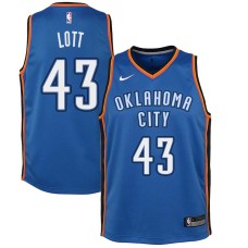 Oklahoma City Thunder #43 Plummer Lott Jersey -Blue