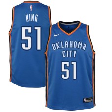 Oklahoma City Thunder #51 Reggie King Jersey -Blue