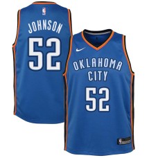 Oklahoma City Thunder #52 George Johnson Jersey -Blue