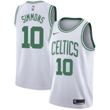 Boston Celtics #10 Connie Simmons Jersey -White