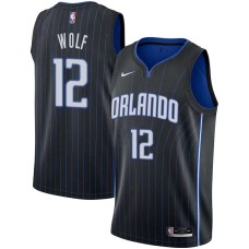 Orlando Magic #12 Joe Wolf Jersey -Black