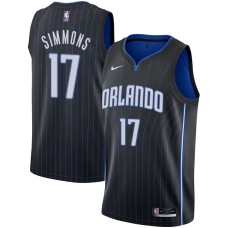 Orlando Magic #17 Jonathon Simmons Jersey -Black