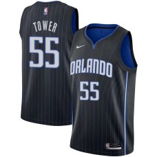 Orlando Magic #55 Keith Tower Jersey -Black