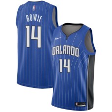 Orlando Magic #14 Anthony Bowie Jersey -Blue