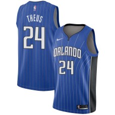 Orlando Magic #24 Reggie Theus Jersey -Blue