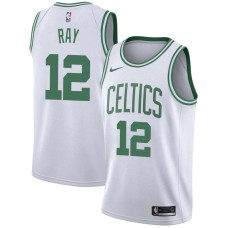 Boston Celtics #12 Allan Ray Jersey -White