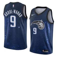 Orlando Magic #9 Tariq Abdul-Wahad Jersey -Space City