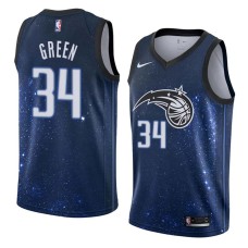 Orlando Magic #34 Jeff Green Jersey -Space City