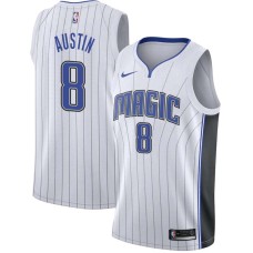 Orlando Magic #8 Isaac Austin Jersey -White