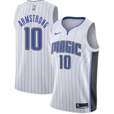 Orlando Magic #10 Darrell Armstrong Jersey -White