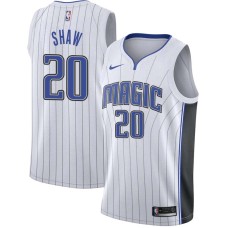 Orlando Magic #20 Brian Shaw Jersey -White