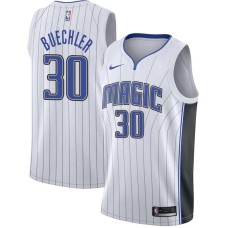 Orlando Magic #30 Jud Buechler Jersey -White