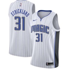 Orlando Magic #31 Rod Strickland Jersey -White