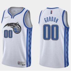 Orlando Magic #00 Aaron Gordon Jersey -White Earned