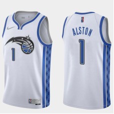 Orlando Magic #1 Rafer Alston Jersey -White Earned