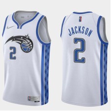 Orlando Magic #2 Jaren Jackson Jersey -White Earned