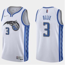 Orlando Magic #3 Kevin Ollie Jersey -White Earned