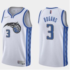 Orlando Magic #3 Keith Bogans Jersey -White Earned