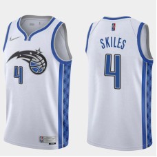 Orlando Magic #4 Scott Skiles Jersey -White Earned