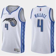 Orlando Magic #4 Ben Wallace Jersey -White Earned