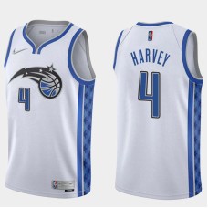 Orlando Magic #4 Donnell Harvey Jersey -White Earned