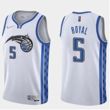 Orlando Magic #5 Donald Royal Jersey -White Earned