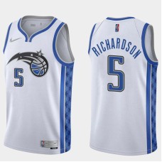 Orlando Magic #5 Quentin Richardson Jersey -White Earned