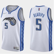 Orlando Magic #5 Victor Oladipo Jersey -White Earned