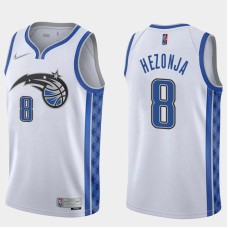 Orlando Magic #8 Mario Hezonja Jersey -White Earned