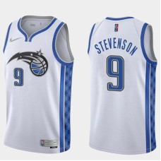 Orlando Magic #9 DeShawn Stevenson Jersey -White Earned