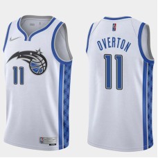 Orlando Magic #11 Doug Overton Jersey -White Earned