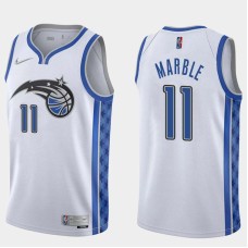 Orlando Magic #11 Devyn Marble Jersey -White Earned